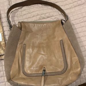 Ralph Lauren leather and suede bag